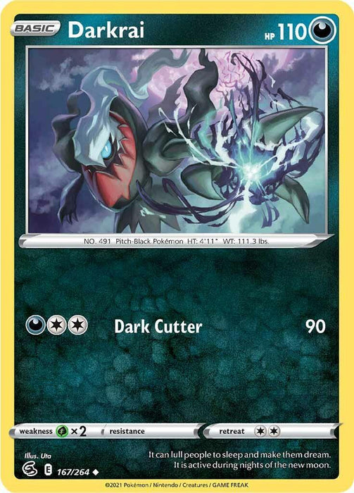 Darkrai (167/264) [Sword & Shield: Fusion Strike] - for just $0.10! 