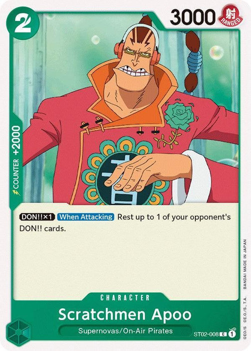 Scratchmen Apoo [Starter Deck: Worst Generation] - for just $0.15! 