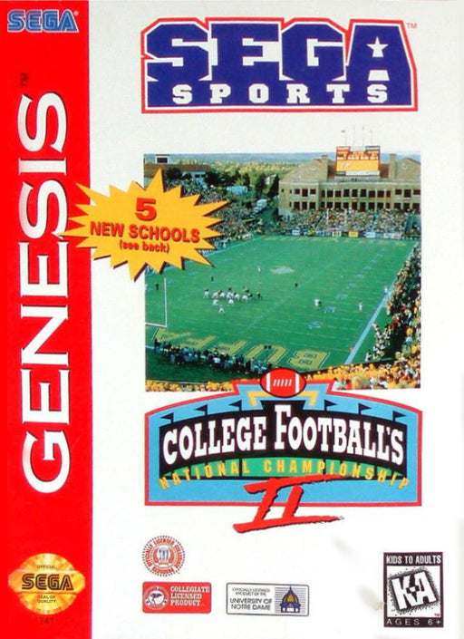 College Football's National Championship II (Sega Genesis) - for just $0! 