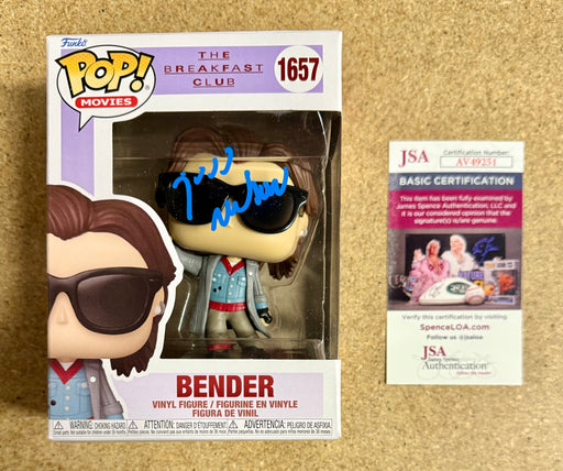 Judd Nelson Signed John Bender Breakfast Club Funko Pop! #1657 With JSA COA - for just $300! 