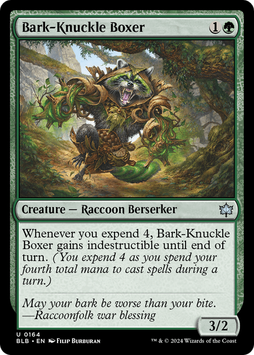 Bark-Knuckle Boxer (BLB-164) - Bloomburrow - for just $0.07! 