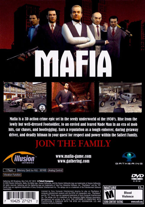 Mafia – PlayStation 2 (PS2) - for just $14.99! 