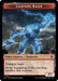 Gold // Lightning Rager Double-Sided Token [Murders at Karlov Manor Commander Tokens] - for just $0.15! 