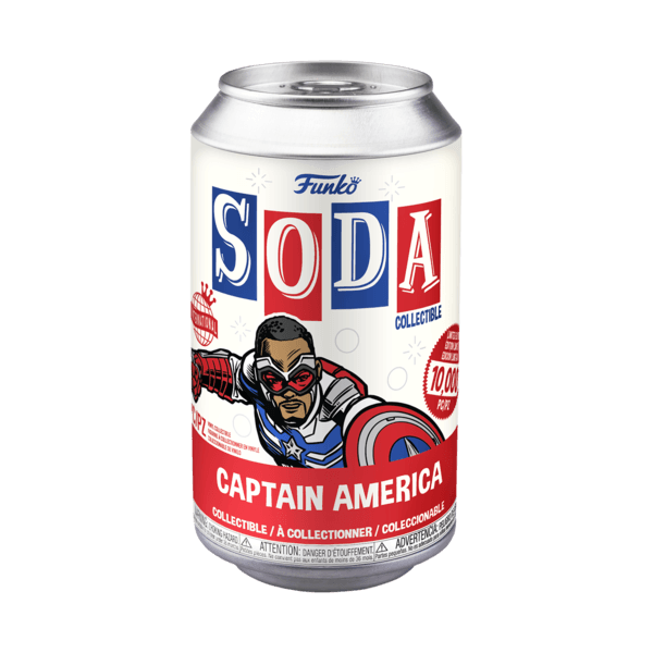 Funko Vinyl Soda: Captain America - The Falcon & The Winter Soldier - Premium Figure - Just $9.95! Shop now at Retro Gaming of Denver