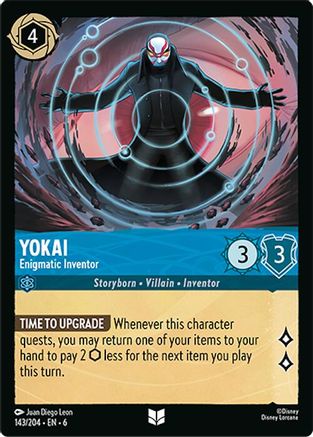 Yokai - Enigmatic Inventor (143/204) - Azurite Sea Cold Foil - Just $0.25! Shop now at Retro Gaming of Denver