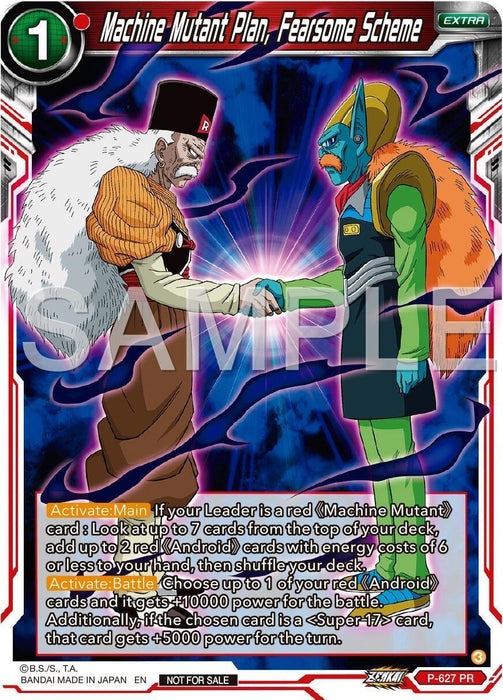 Machine Mutant Plan, Fearsome Scheme (Zenkai Series Tournament Pack Vol.9) (P-627) [Promotion Cards] - for just $0.10! 