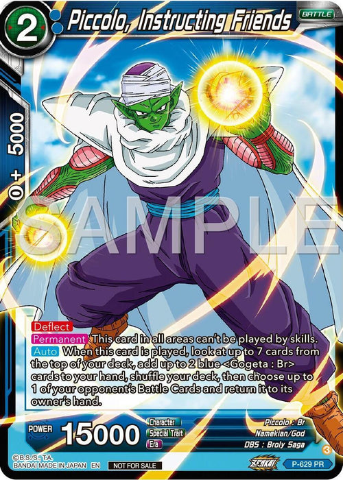 Piccolo, Instructing Friends (Zenkai Series Tournament Pack Vol.9) (P-629) [Promotion Cards] - for just $0.10! 