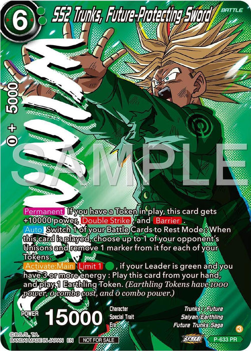 SS2 Trunks, Future-Protecting Sword (Zenkai Series Tournament Pack Vol.9) (Winner) (P-633) [Promotion Cards] - for just $4! 