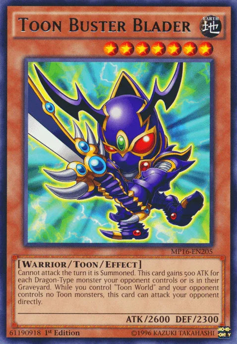 Toon Buster Blader [MP16-EN205] Rare - for just $0.45! 