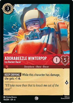 Adorabeezle Winterpop - Ice Rocket Racer (116/204) - Azurite Sea Cold Foil - for just $0.06! 