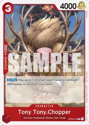 Tony Tony.Chopper (Tournament Pack 2024 Oct.-Dec.) (OP04-010) - One Piece Promotion Cards - for just $0.13! 
