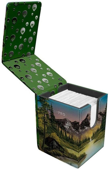 Ultra PRO: Alcove Flip Deck Box - Bob Ross (Mountain Retreat) - for just $24.99! 