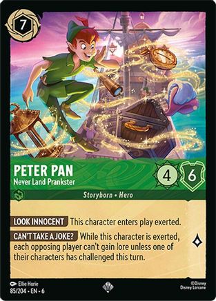 Peter Pan - Never Land Prankster (85/204) - Azurite Sea Cold Foil - Just $0.40! Shop now at Retro Gaming of Denver