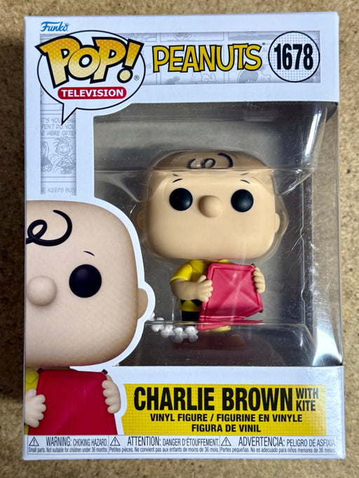 Funko Pop! Television Charlie Brown With Kite #1678 Peanuts 2024 - for just $13! 
