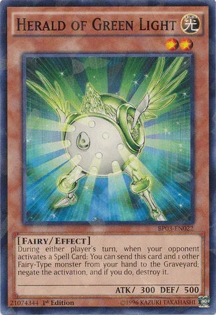 Herald of Green Light [BP03-EN022] Shatterfoil Rare - for just $1.10! 
