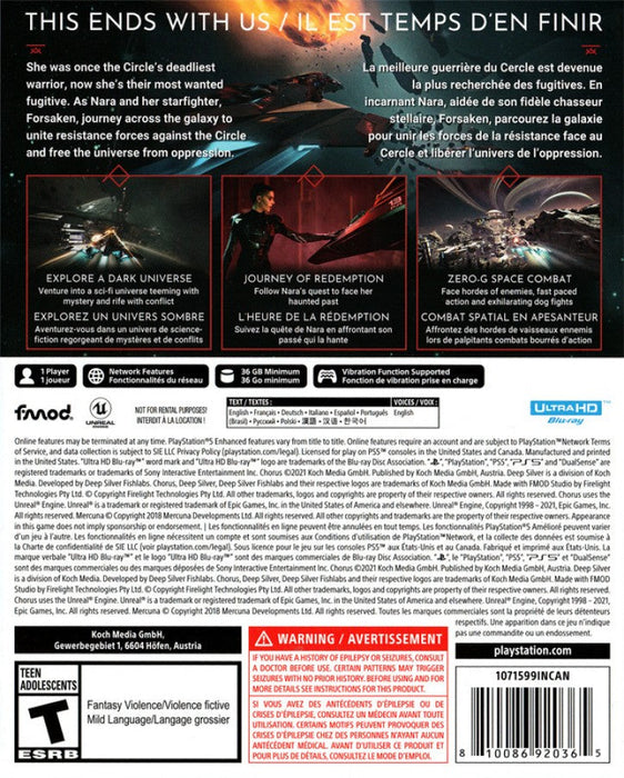 Chorus – PlayStation 5 (PS5) - for just $16.99! 