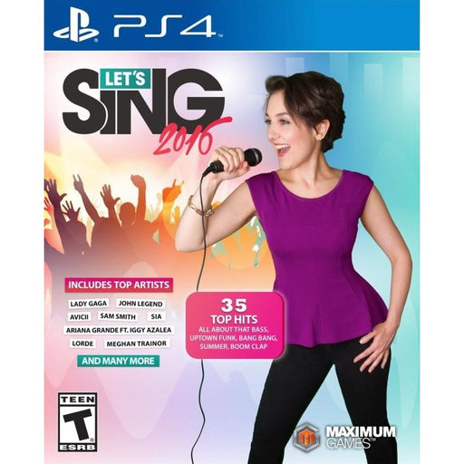 Let's Sing 2016 (Playstation 4) - Just $0! Shop now at Retro Gaming of Denver