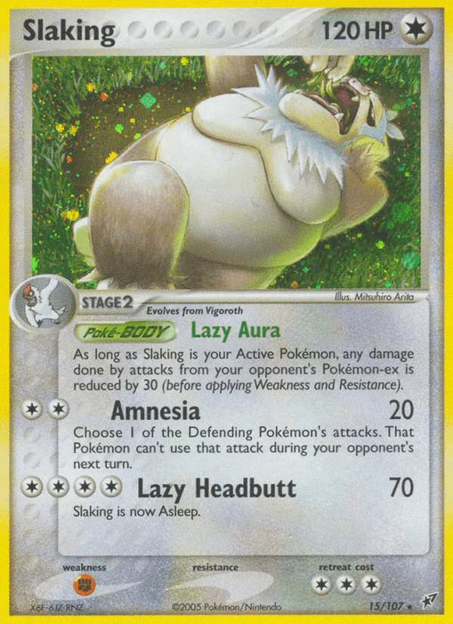 Slaking (15/107) [EX: Deoxys] - for just $5.65! 