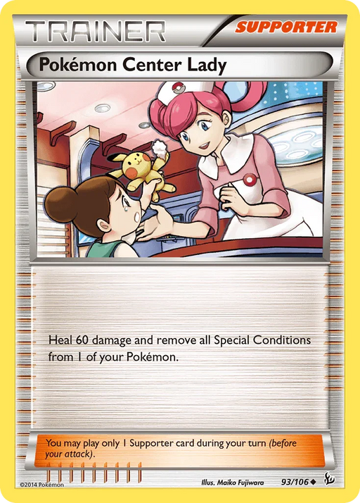 Pokemon Center Lady (93/106) [XY: Flashfire] - for just $0.10! 