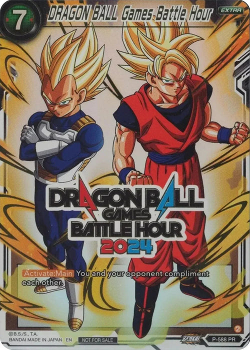 DRAGON BALL Games Battle Hour (Dragon Ball Games Battle Hour 2024 Promo Card Set) (P-588) [Promotion Cards] - for just $7.20! 