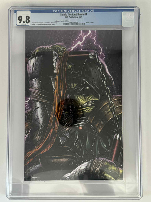 TMNT: The Last Ronin #4 CGC 9.8 Blue Label Suayan Exclusive Virgin Var - for just $150! 