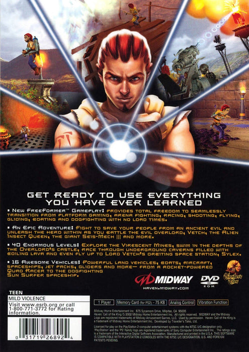 Haven Call of the King – PlayStation 2 (PS2) - for just $0! 
