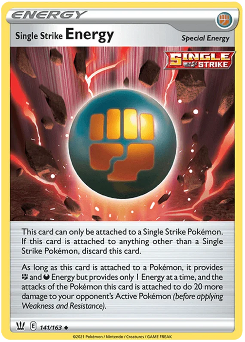 Single Strike Energy (141/163) [Sword & Shield: Battle Styles] - for just $0.10! 