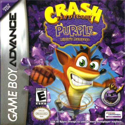 Crash Bandicoot Purple: Ripto's Rampage (Gameboy Advance) - for just $0! 