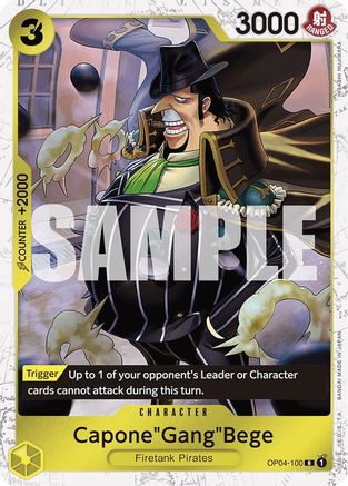 Capone"Gang"Bege (OP04-100) (Jolly Roger Foil) (OP04-100) - Premium Booster -The Best- Foil - for just $0.50! 