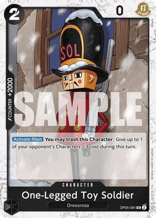 One-Legged Toy Soldier (Jolly Roger Foil) (OP05-081) - Premium Booster -The Best- Foil - for just $0.23! 
