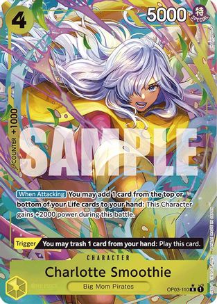Charlotte Smoothie (Alternate Art) (OP03-110) - Premium Booster -The Best- Foil - for just $2.70! 