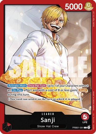 Sanji (PRB01-001) (PRB01-001) - Premium Booster -The Best- - for just $0.30! 