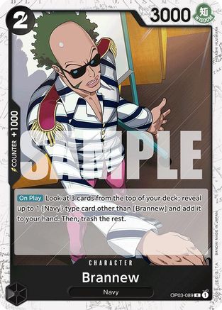 Brannew (Jolly Roger Foil) (OP03-089) - Premium Booster -The Best- Foil - for just $0.15! 