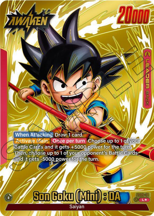 Son Goku (Mini) : DA (Gold) [Fusion World Tournament Cards] - for just $16.55! 