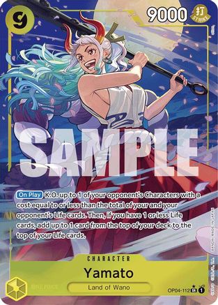 Yamato (OP04-112) (Alternate Art) (OP04-112) - Premium Booster -The Best- Foil - for just $32.42! 