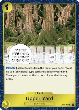 Upper Yard (Jolly Roger Foil) (OP05-117) - Premium Booster -The Best- Foil - for just $0.20! 