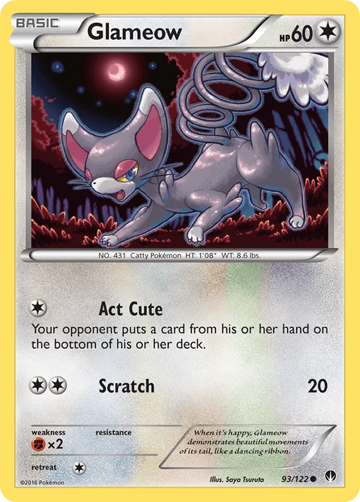 Glameow (93/122) [XY: BREAKpoint] - for just $0.10! 