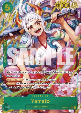 Yamato (OP01-121) (Alternate Art) (OP01-121) - Premium Booster -The Best- Foil - for just $12.28! 
