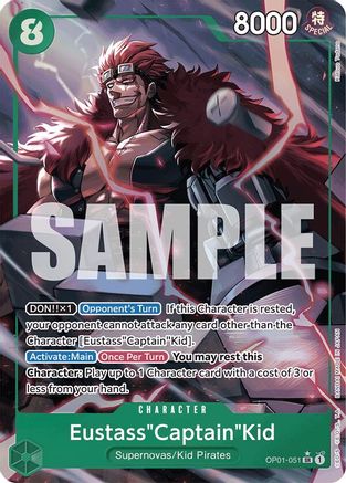 Eustass"Captain"Kid (OP01-051) (Alternate Art) (OP01-051) - Premium Booster -The Best- Foil - for just $3.17! 