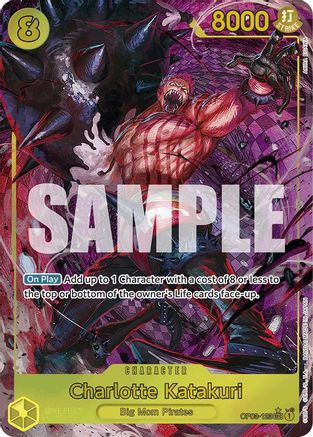 Charlotte Katakuri (Alternate Art) (OP03-123) - Premium Booster -The Best- Foil - for just $28.05! 