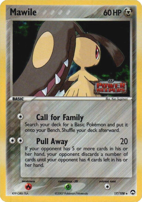 Mawile (17/108) (Stamped) [EX: Power Keepers] - for just $10.40! 