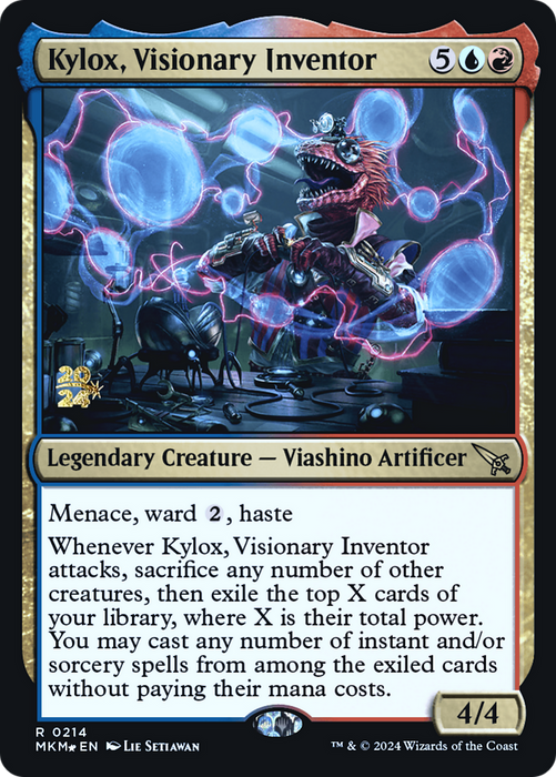 Kylox, Visionary Inventor (PRE-214) - Murders at Karlov Manor Promos Foil - for just $0.16! 