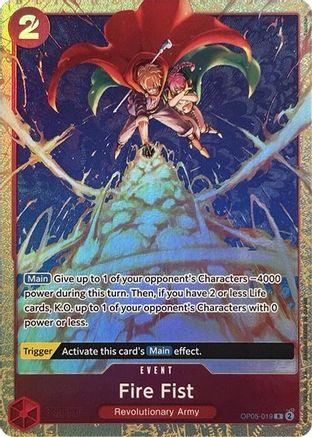 Fire Fist (Premium Card Collection -Best Selection Vol. 2-) (OP05-019) - One Piece Promotion Cards Foil - for just $4.80! 