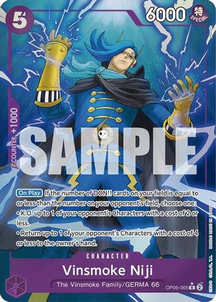 Vinsmoke Niji (OP06-065) (Full Art) (OP06-065) - Premium Booster -The Best- Foil - for just $2.05! 