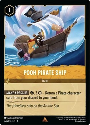 Pooh Pirate Ship (32/204) - Azurite Sea - Just $0.10! Shop now at Retro Gaming of Denver