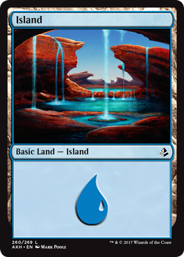 Island (4) (Amonkhet) Near Mint - for just $0.10! 