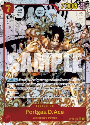 Portgas.D.Ace (Manga) (OP02-013) - Premium Booster -The Best- Foil - for just $500! 