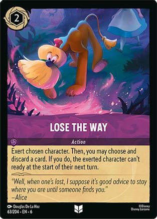 Lose the Way (63/204) - Azurite Sea Cold Foil - for just $0.10! 