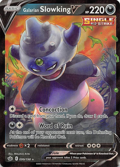 Galarian Slowking V (099/198) [Sword & Shield: Chilling Reign] - for just $0.45! 