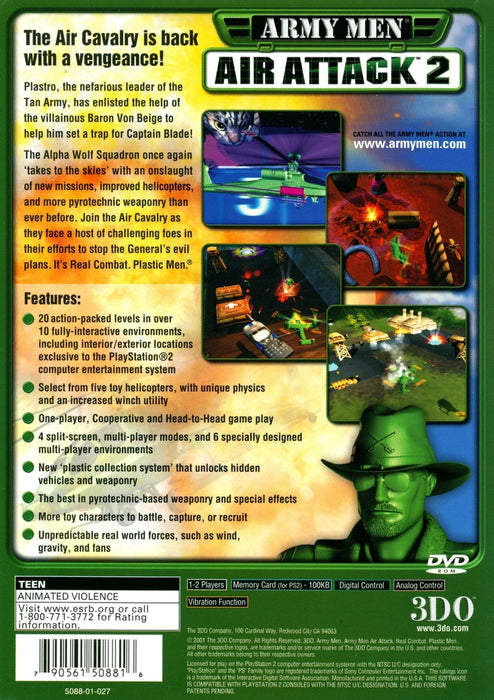 Army Men: Air Attack 2 – PlayStation 2 (PS2) - for just $9.99! 